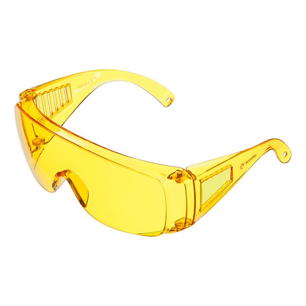 Очки захисні жовті INTERTOOL SP-0082, фото , зображення 3 | SNABZHENIE.com.ua