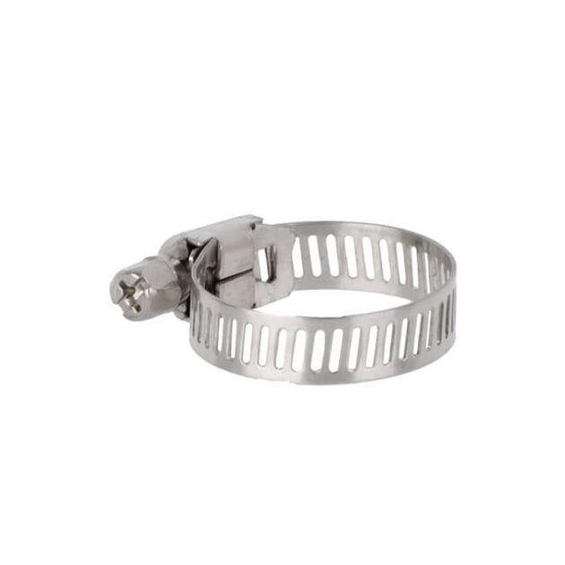 Хомут нержавеющий 8 мм D 14-27 мм INTERTOOL TC-1014, фото  | SNABZHENIE.com.ua