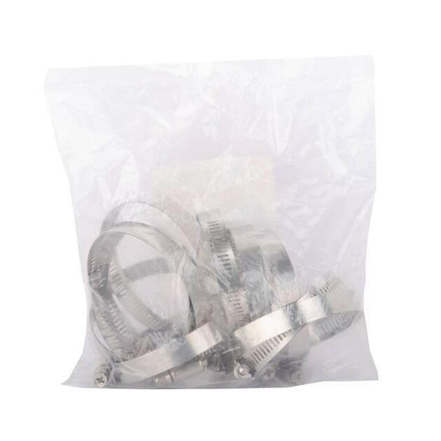 Хомут нержавіючий 12,7 мм D 52-76 мм INTERTOOL TC-1152, фото , зображення 2 | SNABZHENIE.com.ua