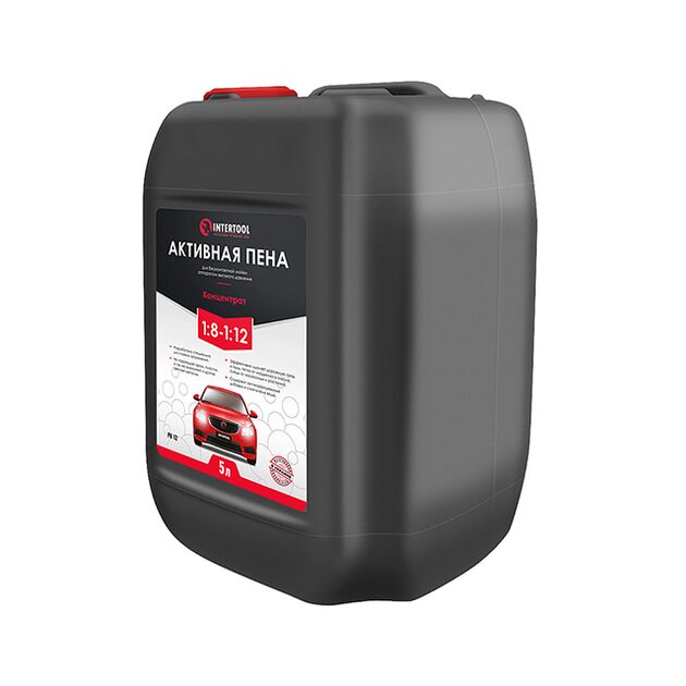 Піна активна 5л, концентрат 1:8-1:12 для безконтактного миття апаратом високого тиску INTERTOOL FS-9025, фото , зображення 3 | SNABZHENIE.com.ua