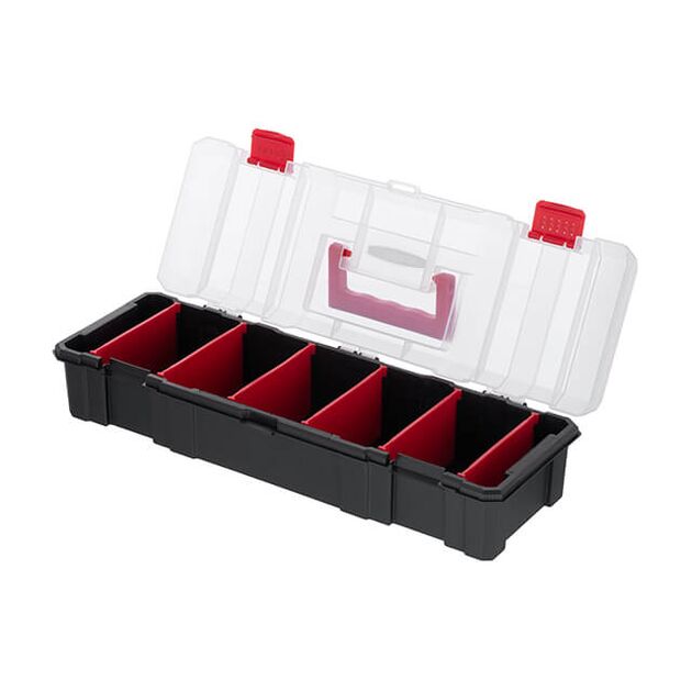 Органайзер INTERTOOL BX-4042, 18 ячеек, 6 перегородок, 460x165x91 мм, фото , изображение 3 | SNABZHENIE.com.ua