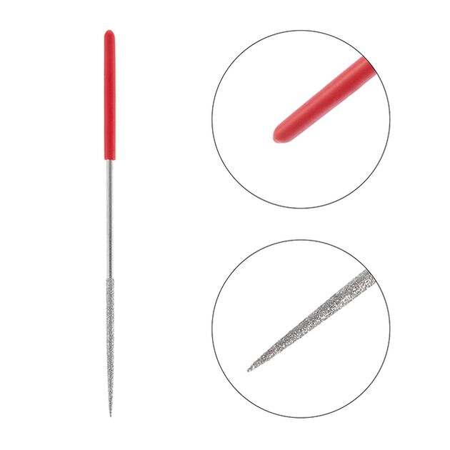 Набір алмазних надфилей 10 шт/упак., 140 мм INTERTOOL HT-3701, фото , зображення 3 | SNABZHENIE.com.ua