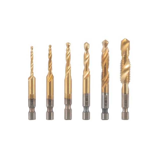 Набор сверл-метчиков INTERTOOL SD-5841, 6 ед., фото , изображение 3 | SNABZHENIE.com.ua