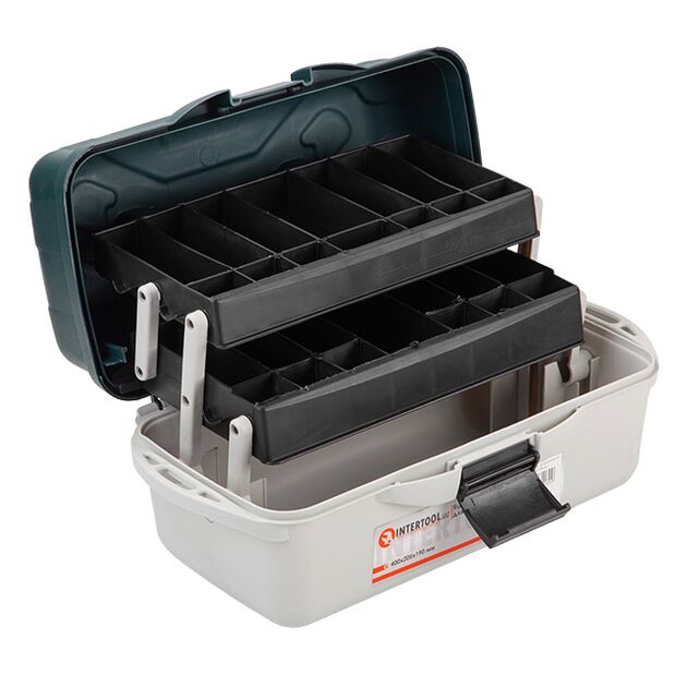 Ящик для инструментов INTERTOOL BX-6116, 16, 400x205x190 мм, фото , изображение 2 | SNABZHENIE.com.ua