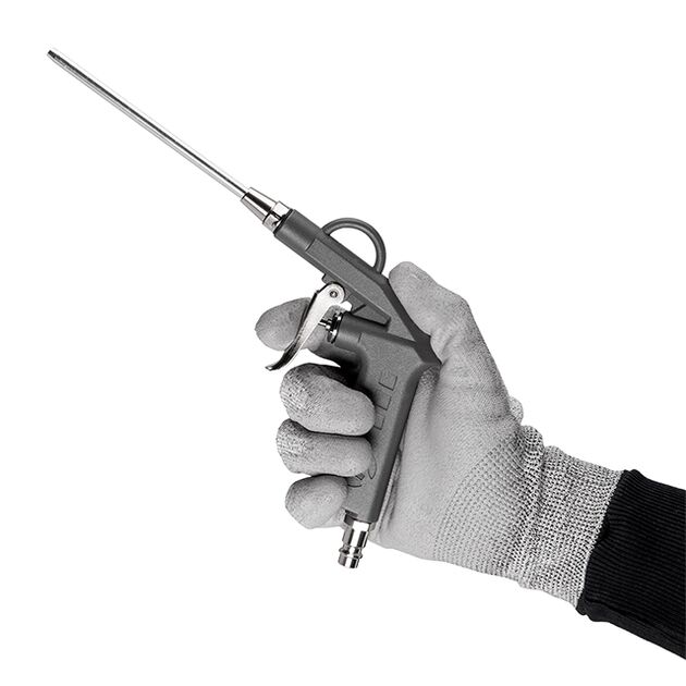 Пістолет продувочний короткий з додатковим наконечником 120 мм INTERTOOL PT-0804, фото , зображення 3 | SNABZHENIE.com.ua