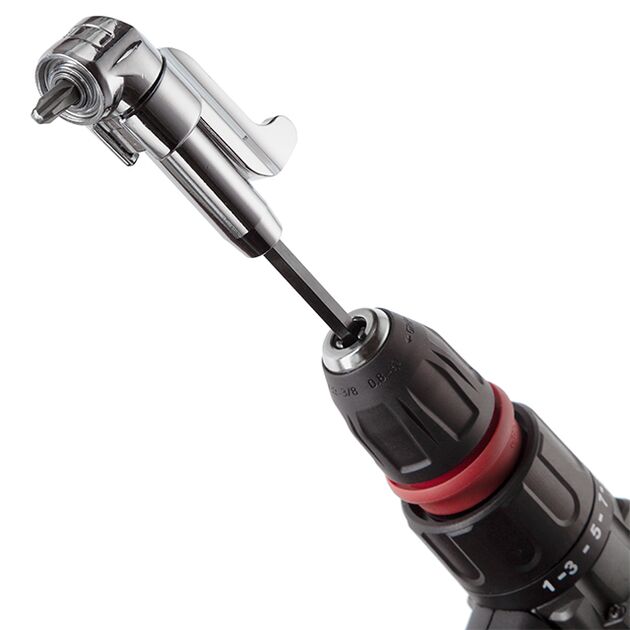 Угловой адаптер 1/4 для отверточных насадок INTERTOOL VT-0106, фото , изображение 3 | SNABZHENIE.com.ua