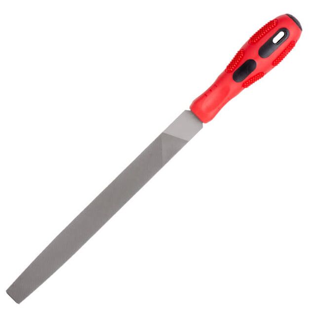 Напильник плоский 200 мм INTERTOOL HT-3710, фото  | SNABZHENIE.com.ua