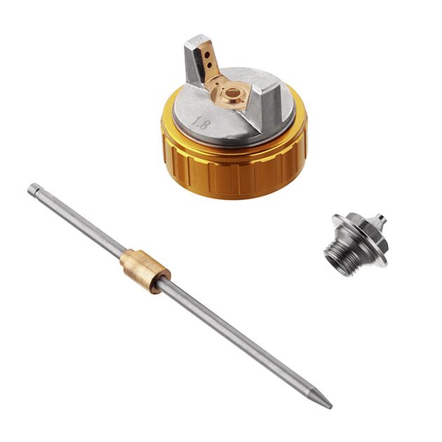 Комплект форсунок 1.8мм для краскопультів LVLP INTERTOOL PT-2018, фото , зображення 2 | SNABZHENIE.com.ua