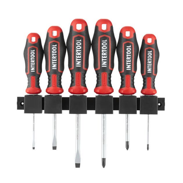 Набор отверток 6 шт (SL, PH), STORM INTERTOOL VT-3436, фото , изображение 2 | SNABZHENIE.com.ua