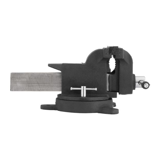 Тиски слесарні поворотні 125 мм STORM INTERTOOL HT-0086, фото , зображення 3 | SNABZHENIE.com.ua