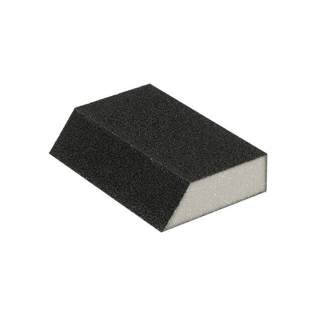 Губка шлифовальная трапециевидная 110x75x54 мм, оксид алюминия К180, фото  | SNABZHENIE.com.ua