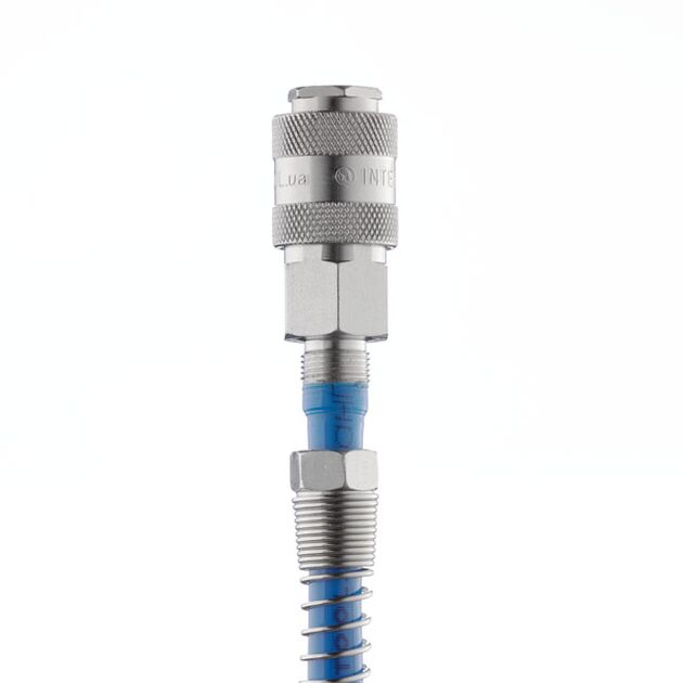 Соединение быстросъемное с пружиной для шлангов 5,5х8 мм INTERTOOL PT-1830, фото , изображение 2 | SNABZHENIE.com.ua