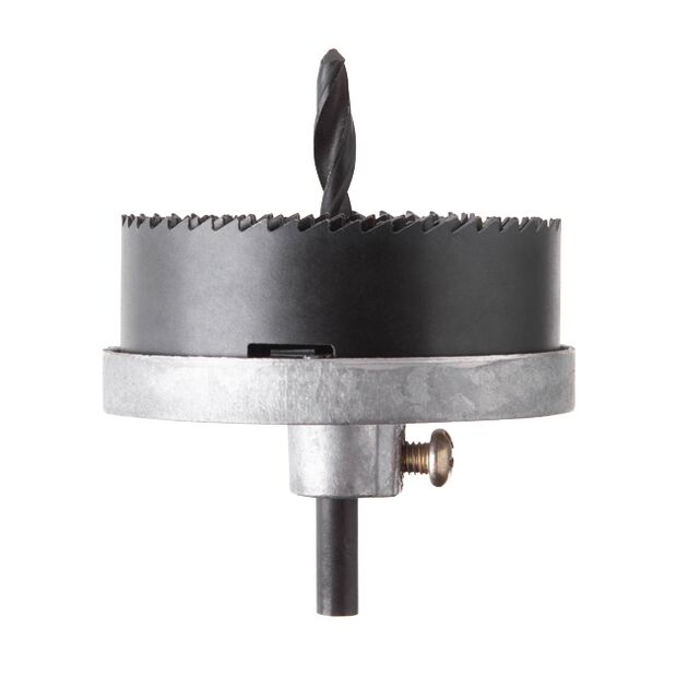 Набір корончастих свердел по гіпсокартону составний, 7 од., висота 20 мм, 26-63 мм, фото , зображення 2 | SNABZHENIE.com.ua