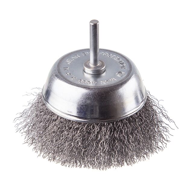 Щетка чашечная 100 мм для дрели INTERTOOL BT-9100, витая проволока, фото  | SNABZHENIE.com.ua