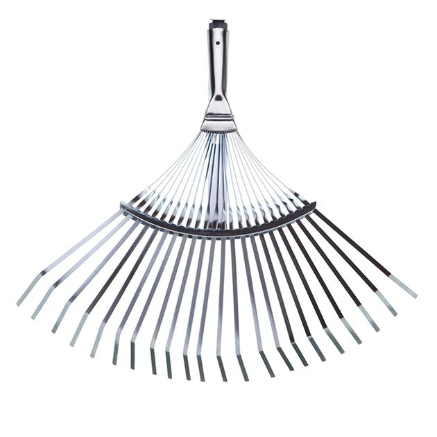 Граблі веерні 22 прута, регулювання ширини робочої поверхні INTERTOOL FT-3005, фото , зображення 2 | SNABZHENIE.com.ua