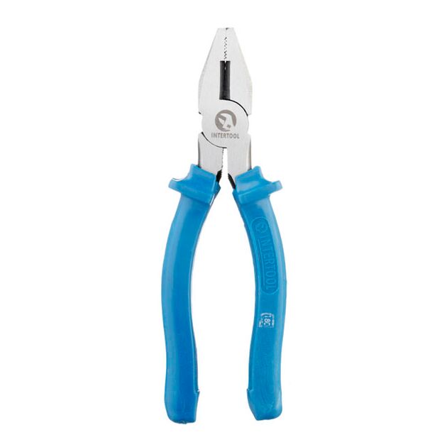 Плоскогубцы INTERTOOL HT-0102, 180 мм, фото , изображение 2 | SNABZHENIE.com.ua