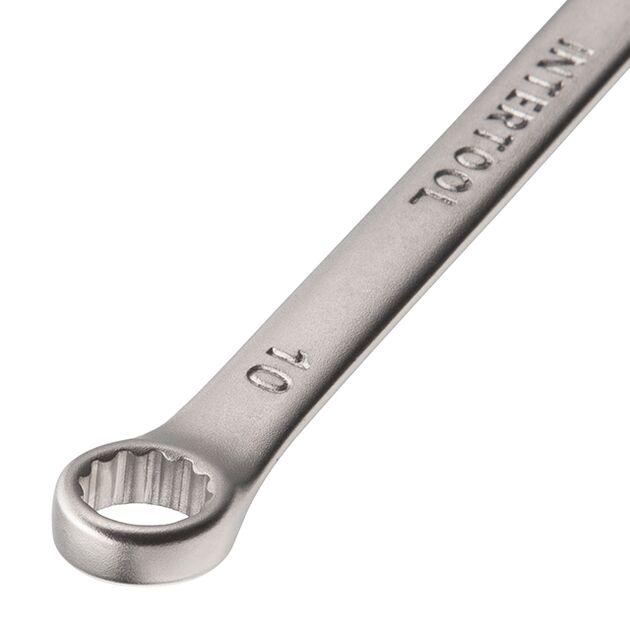 Ключ комбінований 10 мм Cr-V INTERTOOL HT-1210, фото , зображення 3 | SNABZHENIE.com.ua