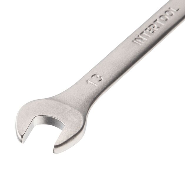 Ключ комбинированный 13 мм Cr-V INTERTOOL HT-1213, фото , изображение 2 | SNABZHENIE.com.ua