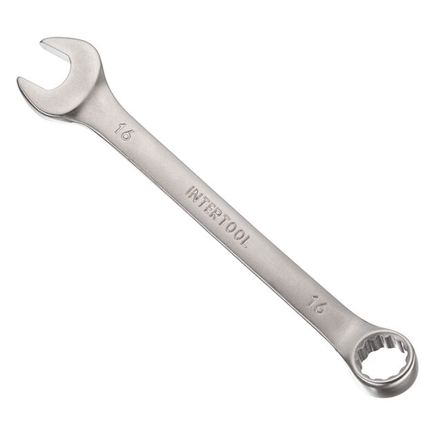 Ключ комбінований 16 мм Cr-V INTERTOOL HT-1216, фото  | SNABZHENIE.com.ua