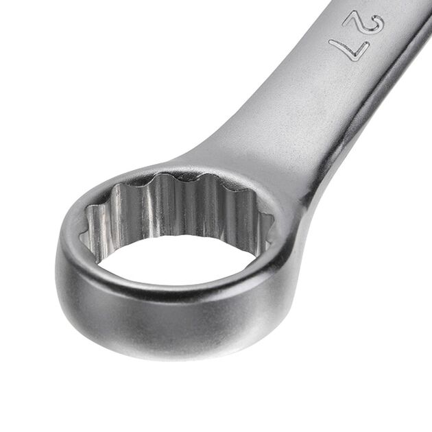 Ключ комбінований 27 мм Cr-V INTERTOOL HT-1227, фото , зображення 3 | SNABZHENIE.com.ua