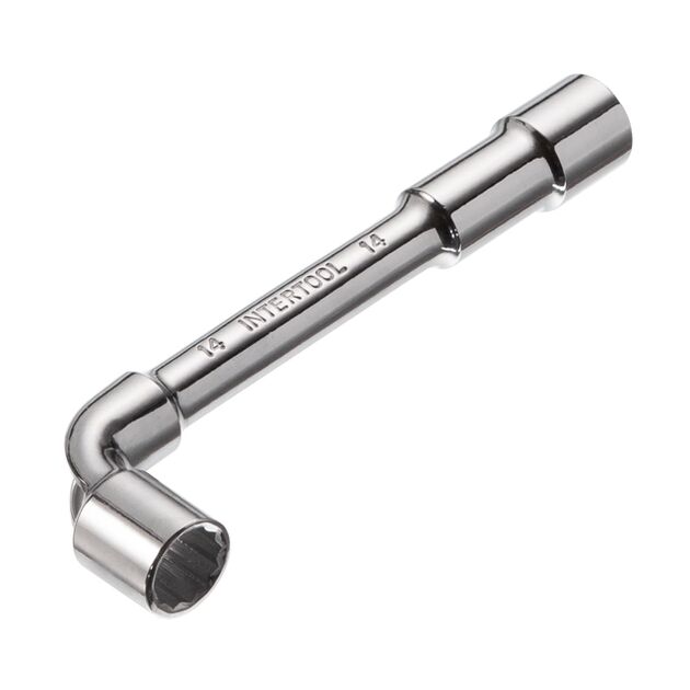 Ключ торцевой с отверстием L-образный 14 мм INTERTOOL HT-1614, фото , изображение 2 | SNABZHENIE.com.ua