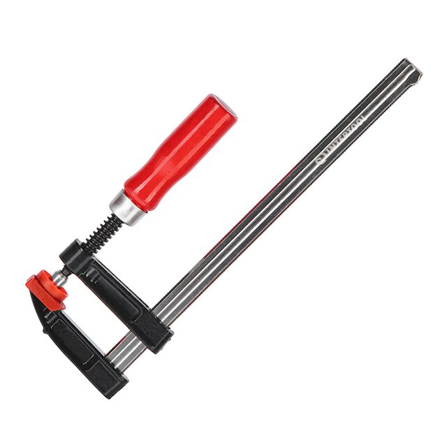 Струбцина столярна 200x50 мм DIN 5117 INTERTOOL HT-6001, фото  | SNABZHENIE.com.ua