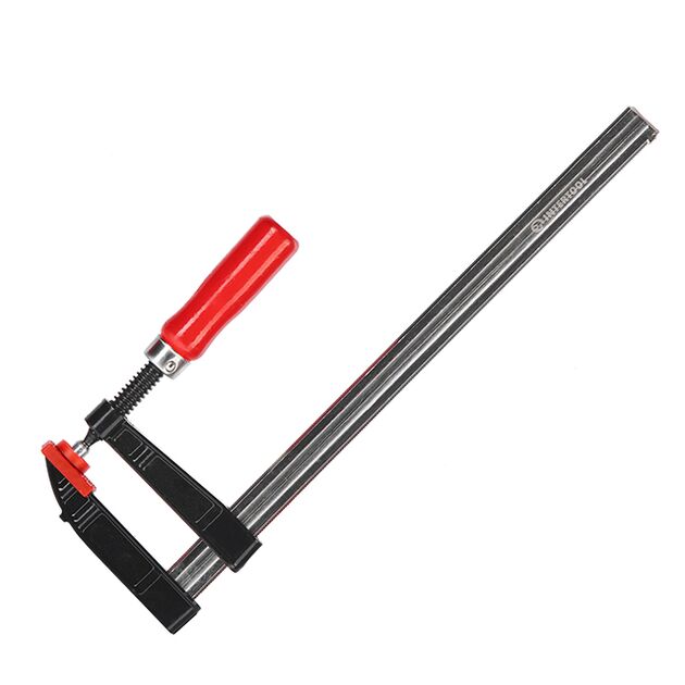 Струбцина столярная 300x80 мм DIN 5117 INTERTOOL HT-6003, фото  | SNABZHENIE.com.ua