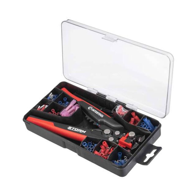 Автоматический съемник изоляции 200мм с набором клемм STORM HT-7024, фото  | SNABZHENIE.com.ua
