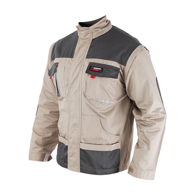 Куртка робоча 2 в 1, 100% бавовна, щільність 180 г/м², M INTERTOOL SP-3032, фото  | SNABZHENIE.com.ua