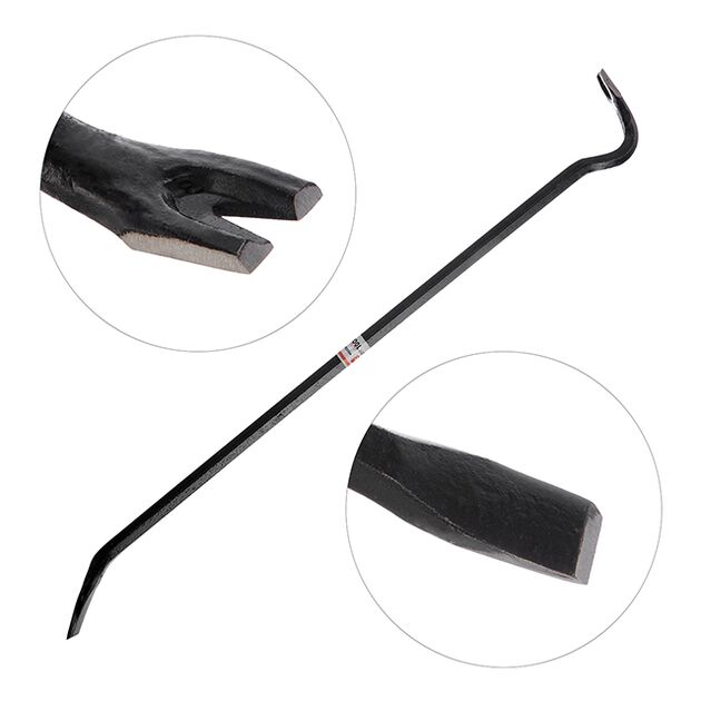 Лом з гвоздодером 750x18 мм INTERTOOL UT-4075, фото , зображення 3 | SNABZHENIE.com.ua