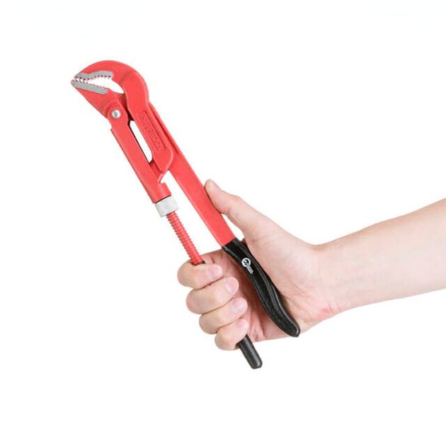 Ключ трубний 1" 45°, фото , зображення 3 | SNABZHENIE.com.ua