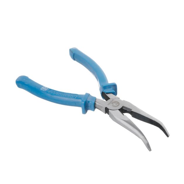 Удлиненные изогнутые щипцы 200 мм INTERTOOL HT-0126, фото  | SNABZHENIE.com.ua