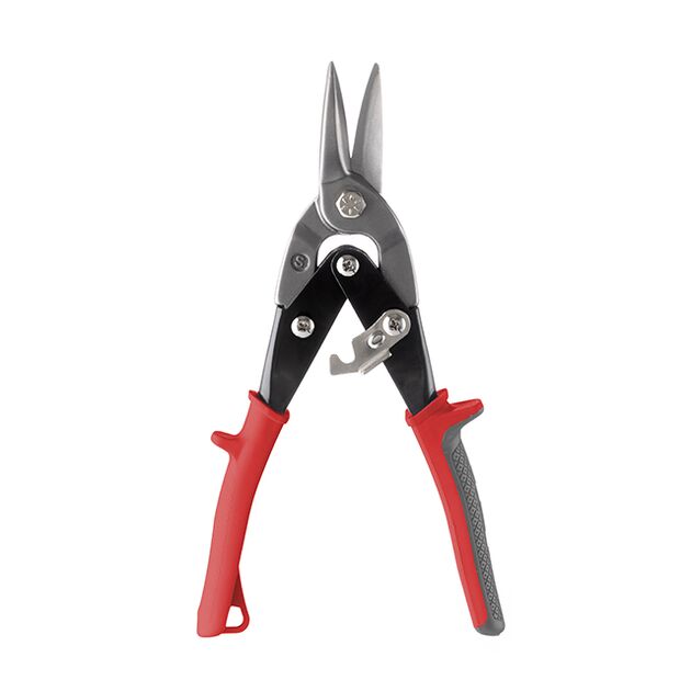 Ножницы по металлу 250 мм прямые INTERTOOL HT-0180 Cr-V, фото , изображение 3 | SNABZHENIE.com.ua