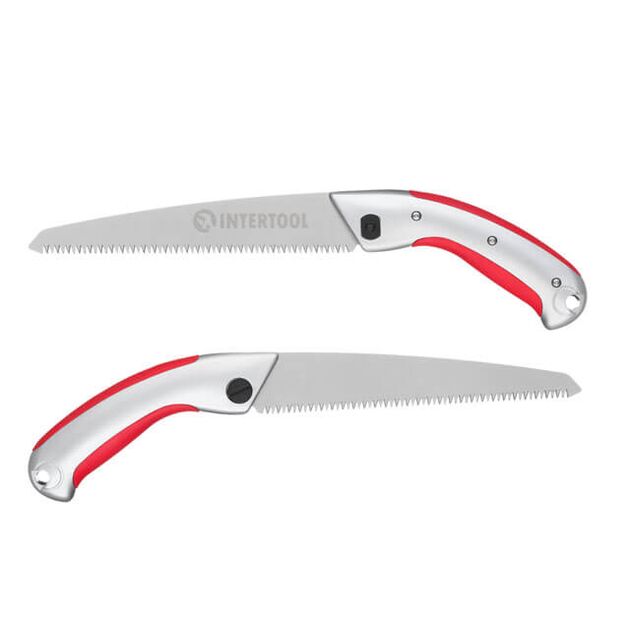 Садовая ножовка прямая 210 мм, металл. ручка, чехол INTERTOOL HT-3145, фото  | SNABZHENIE.com.ua