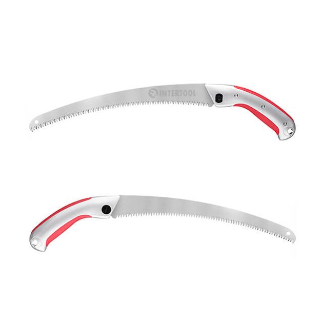 Садовая ножовка изогнутая 330 мм, металлическая ручка, чехол INTERTOOL HT-3146, фото  | SNABZHENIE.com.ua