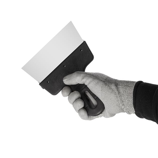 Шпатель нержавеющий 150мм INTERTOOL KT-2150, фото , изображение 3 | SNABZHENIE.com.ua