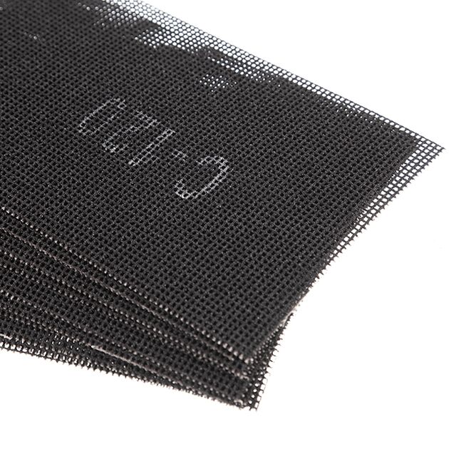 Сетка абразивная INTERTOOL KT-6012, 105x280 мм, К120, 10 шт., фото , изображение 3 | SNABZHENIE.com.ua