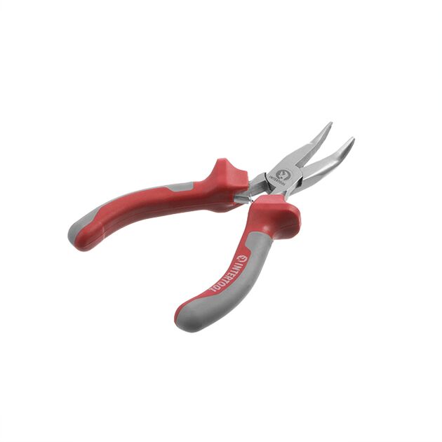 Утконосы изогнутые прецизионные 115 мм с накладками INTERTOOL NT-0103, фото , изображение 2 | SNABZHENIE.com.ua