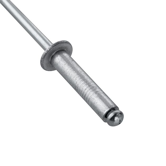 Заклепка алюминиевая 4,8x22 мм, 50 шт, INTERTOOL RT-4822, фото , изображение 3 | SNABZHENIE.com.ua