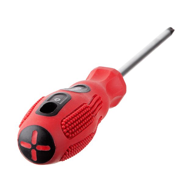 Отвертка крестовая PH2 125 мм INTERTOOL VT-3144, фото , изображение 2 | SNABZHENIE.com.ua