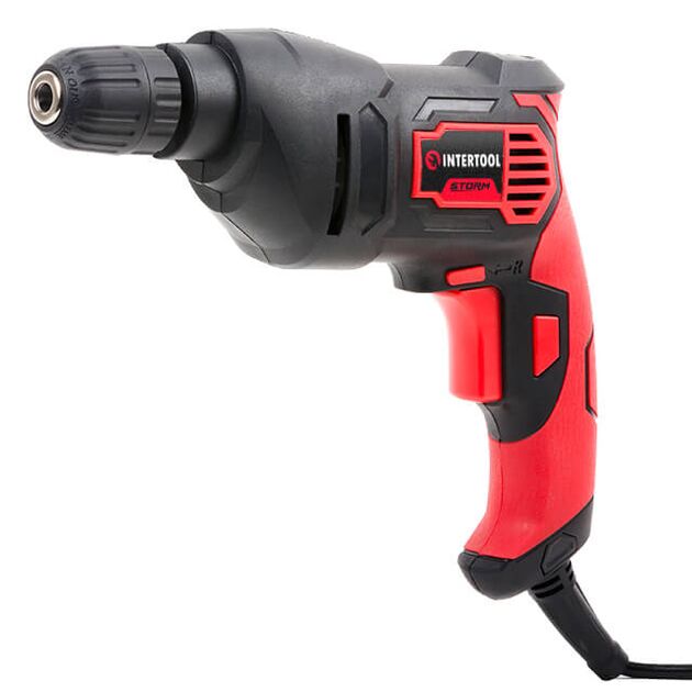 Дриль електричний 500 Вт, 0-2400 об/хв, 0.8-10 мм, швидкозатискний патрон, реверс, фото , изображение 3 | SNABZHENIE.com.ua