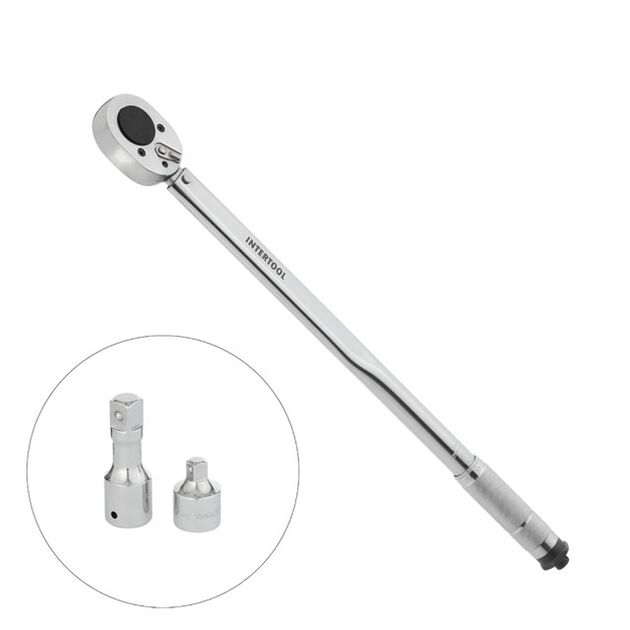 Динамометрический ключ 3/4", 70-420 Нм, с переходником и удлинителем 100 мм, фото  | SNABZHENIE.com.ua