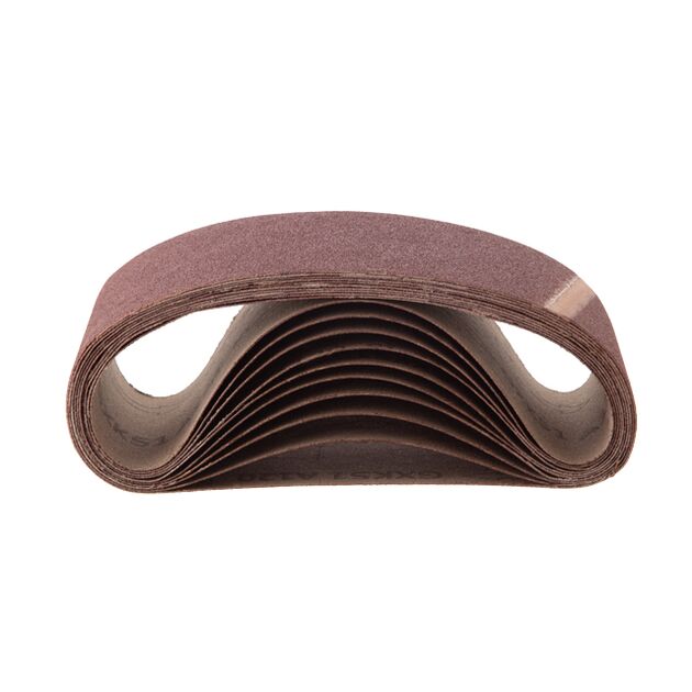 Лента шліфувальна 75x457 мм, зерно 120, уп. 10 шт. INTERTOOL BT-0312, фото , зображення 2 | SNABZHENIE.com.ua