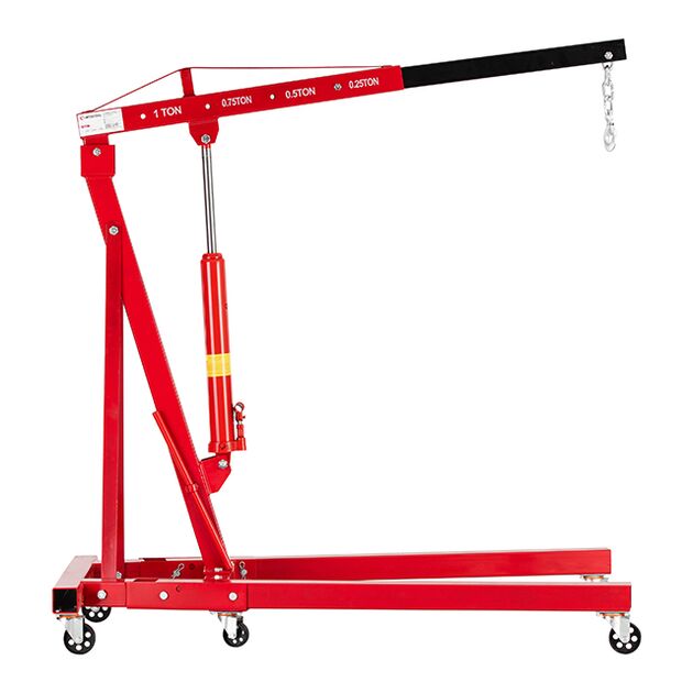 Гідравлічний подкатний кран-снімник двигуна 1 т INTERTOOL GT0807, фото , зображення 2 | SNABZHENIE.com.ua