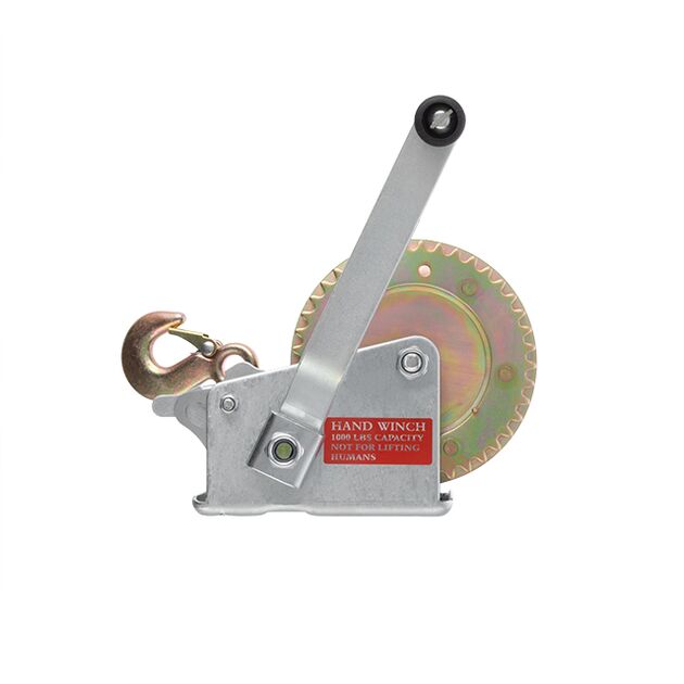 Лебідка важільна барабанна сталевий трос тягове зусилля 450 кг INTERTOOL GT1454, фото , зображення 2 | SNABZHENIE.com.ua