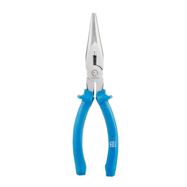 Щипці подовжені прямі 200 мм INTERTOOL HT-0123, фото , зображення 2 | SNABZHENIE.com.ua