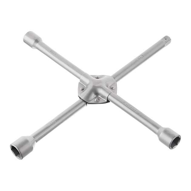 Ключ баллонный крестовой 14 x 355 мм, D=16 мм, 17; 19; 1/2; 22 мм INTERTOOL HT-1602, фото , изображение 2 | SNABZHENIE.com.ua