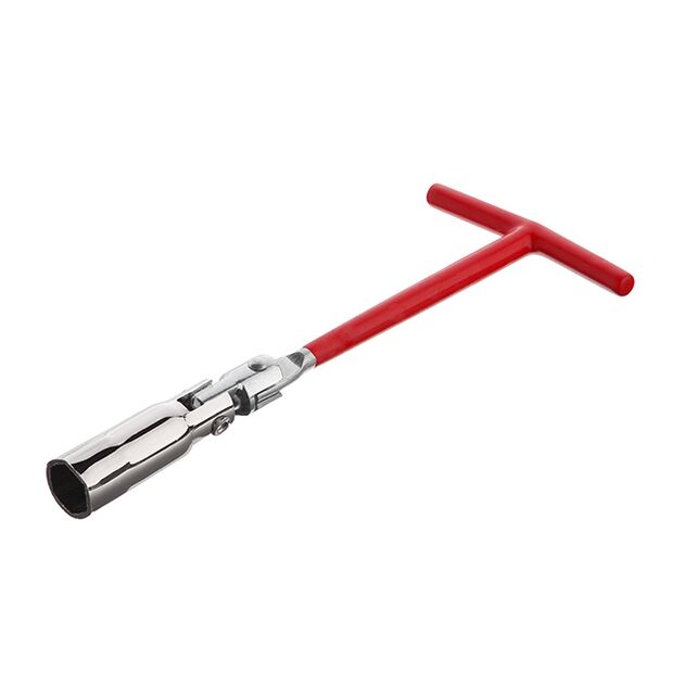 Ключ свічковий Т-подібний із шарніром, 16 мм, довжина 210 мм, фото  | SNABZHENIE.com.ua