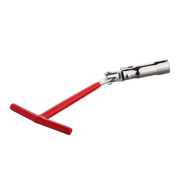 Ключ свічковий Т-подібний із шарніром, 16 мм, довжина 210 мм, фото , зображення 2 | SNABZHENIE.com.ua