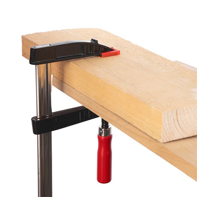 Струбцина столярна 1000x120 мм DIN 5117 INTERTOOL HT-6007, фото , зображення 2 | SNABZHENIE.com.ua